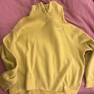 Nike Lemon Yellow Pullover Hoodie XL worn once